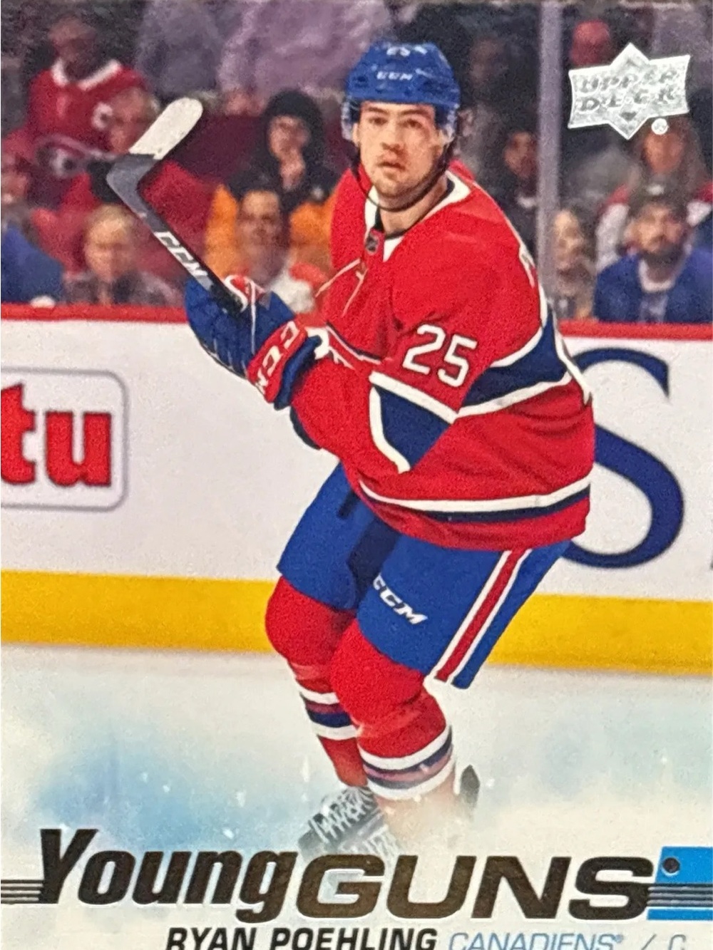 Upper Deck Young Guns Ryan Poehling Hockey Card